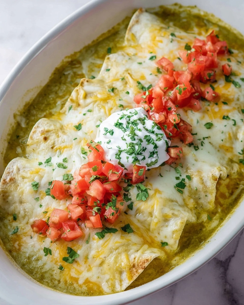 Green Chile Chicken Enchiladas Recipe