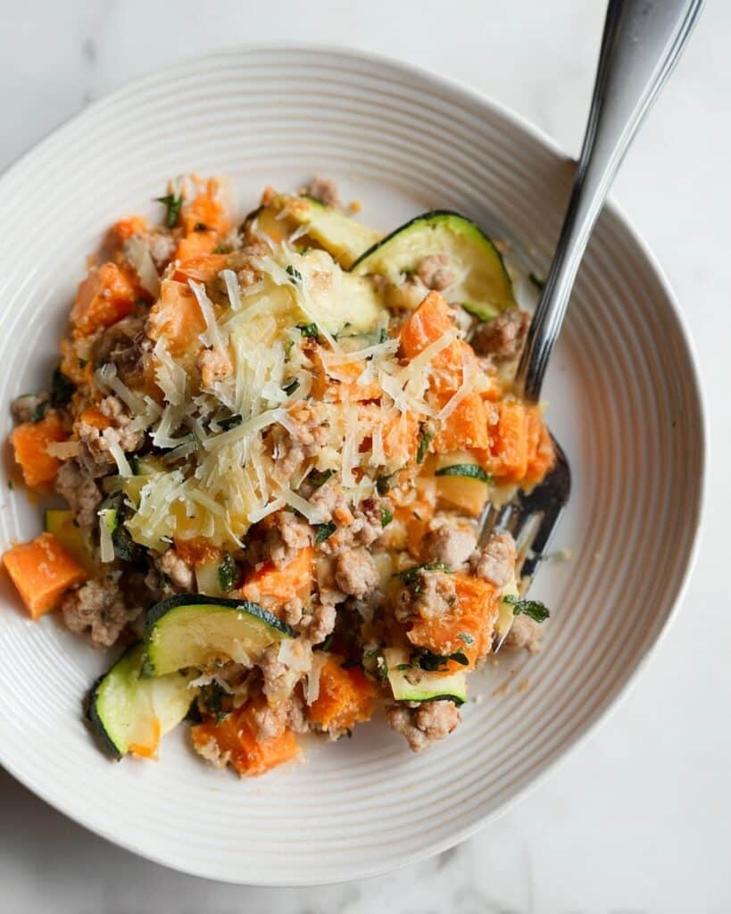 Ground Turkey Sweet Potato Bake Recipe