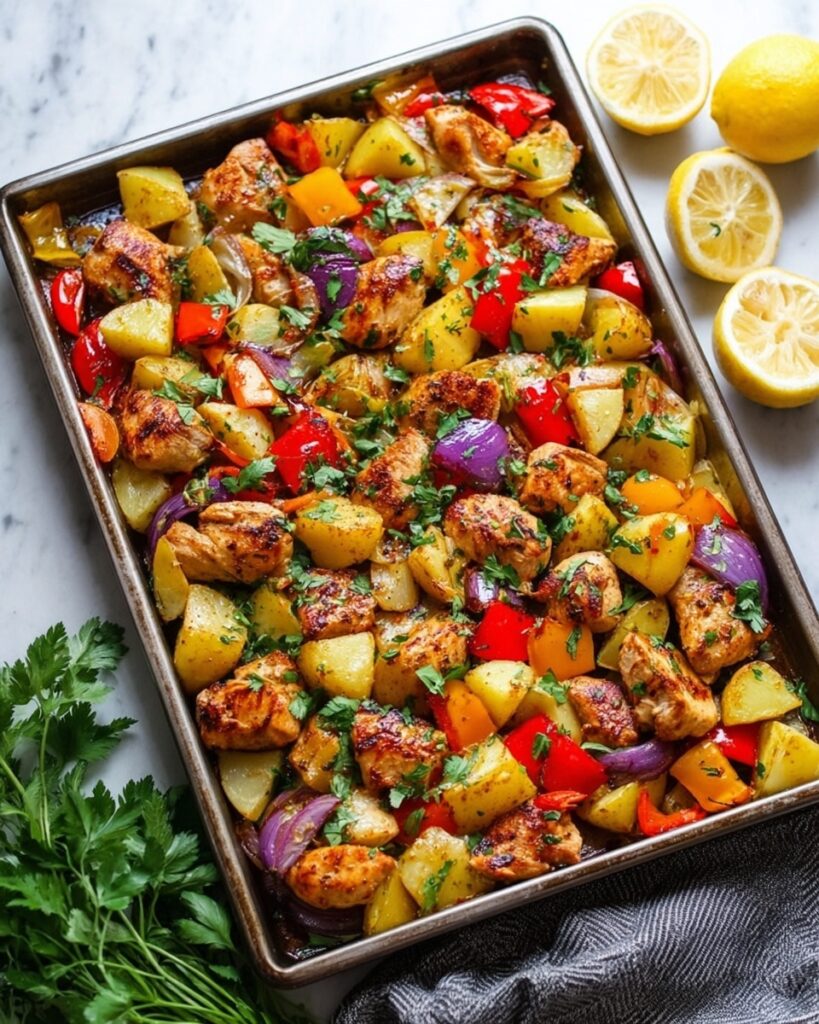 Hawaiian Chicken Sheet Pan: A Tropical Escape for Dinner Recipe