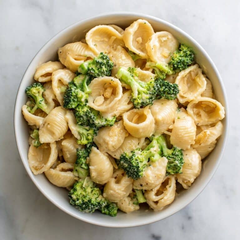 One Pot Creamy Broccoli Pasta Recipe