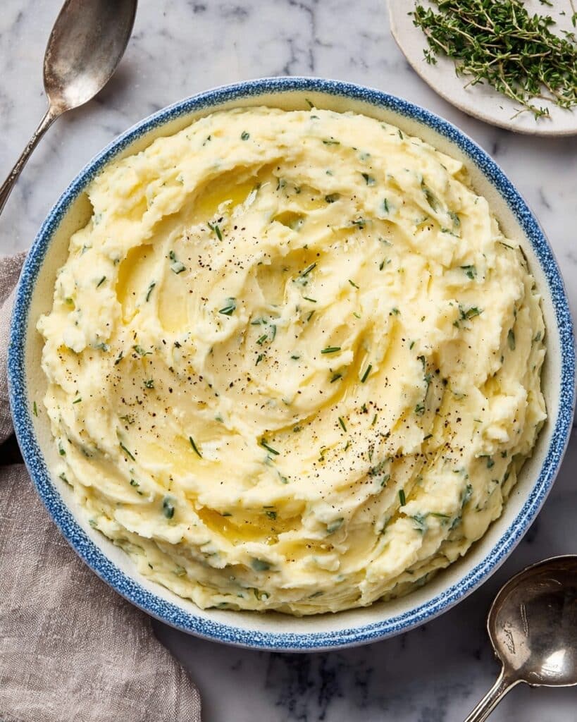 Garlic and Herb Mashed Potatoes Recipe