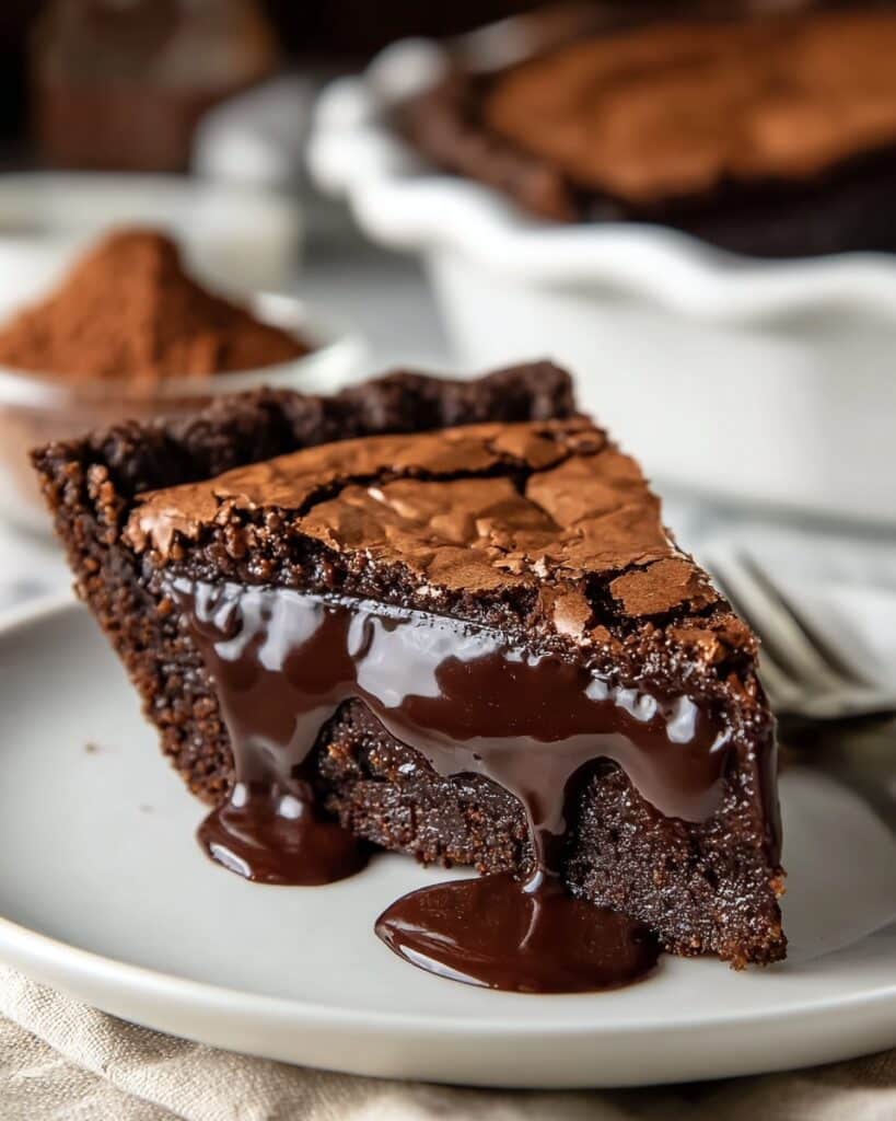 Gooey Brownie Pie Recipe