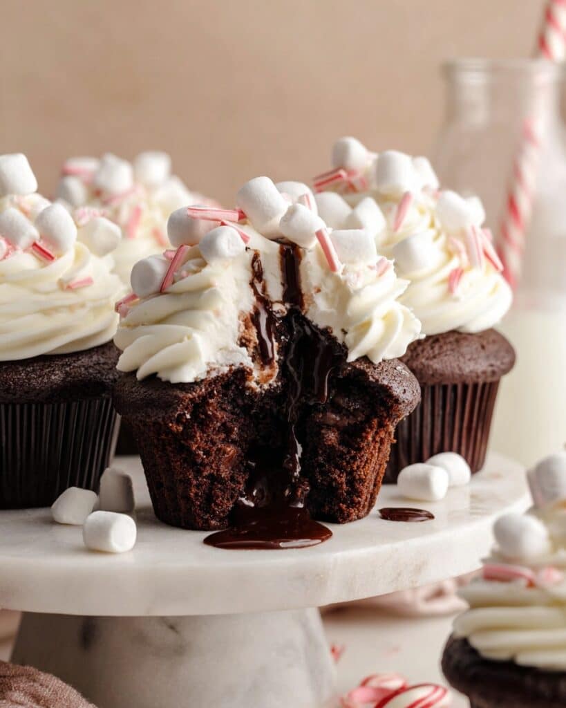 Hot Chocolate Cupcakes Recipe