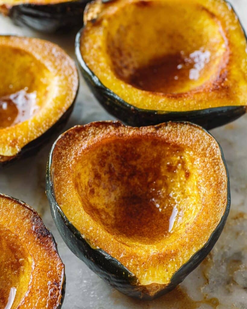 Maple-Roasted Acorn Squash Recipe