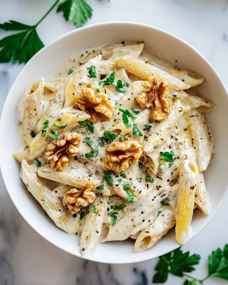 Creamy Gorgonzola and Walnut Pasta Recipe
