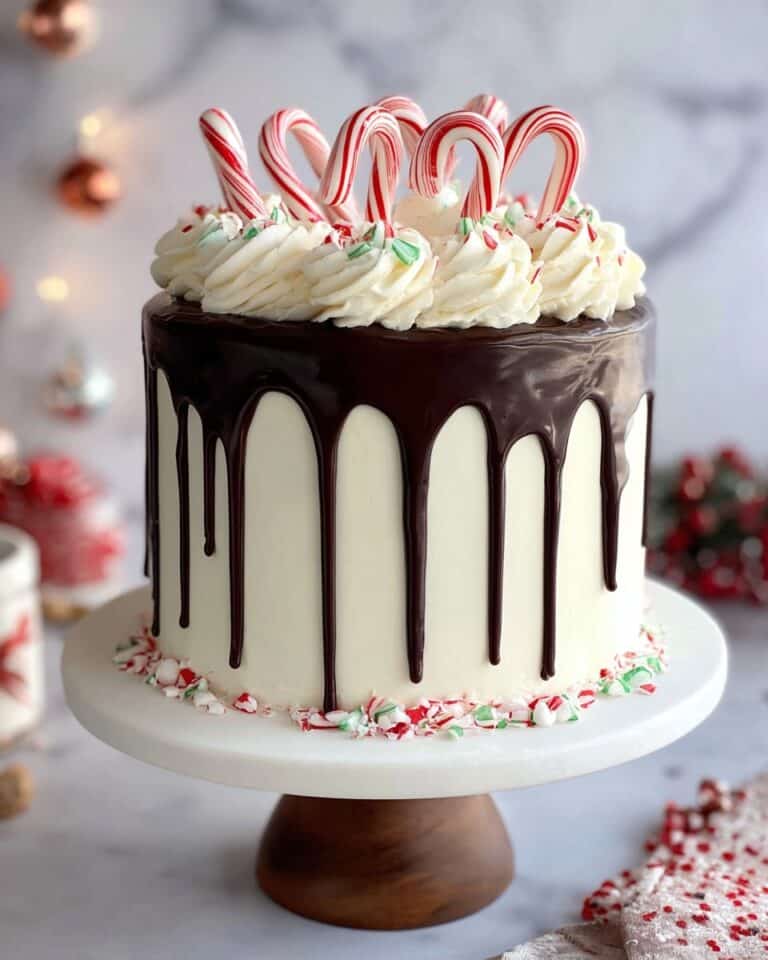 Moist Peppermint Fudge Cake Recipe