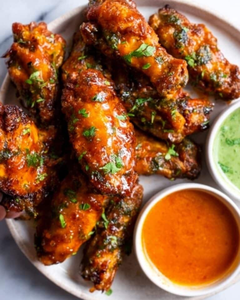 Buffalo Chimichurri Chicken Wings Recipe