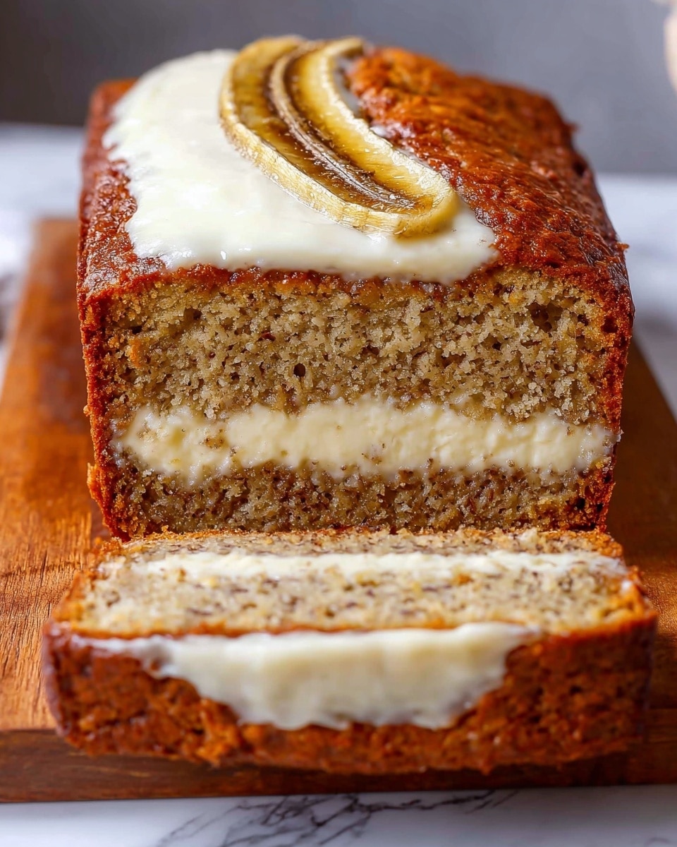 A loaf cake sits on a white rectangular plate on a white marbled surface. The cake has a golden-brown crust with a small crack running through the middle on top. Two slices have been cut, revealing a soft, pale yellow, slightly spongy interior with tiny air holes. The texture looks moist and smooth, and the edges of the slices are clean and firm. photo taken with an iphone --ar 4:5 --v 7