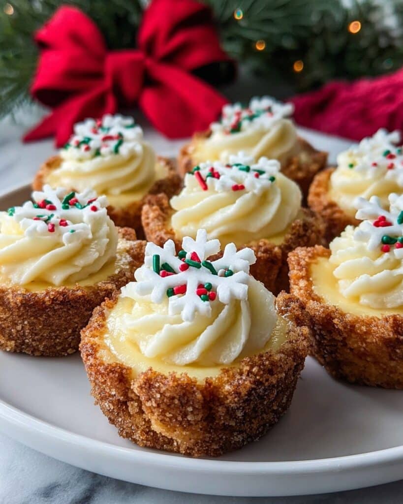 Festive Cheesecake Cookie Cups Recipe
