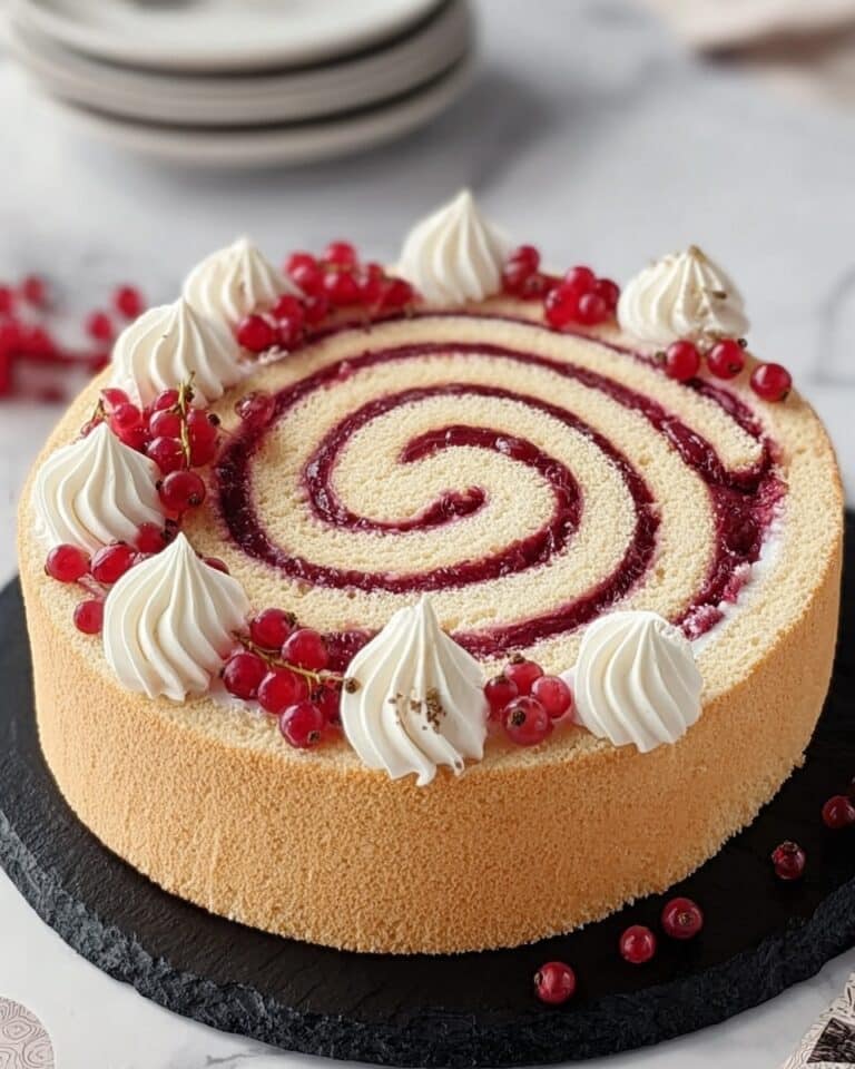 Vanilla Cranberry Vertical Layer Cake Recipe