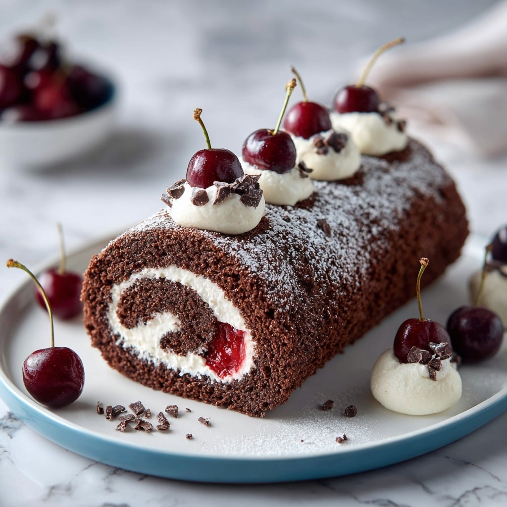 Black Forest Cake Roll Recipe
