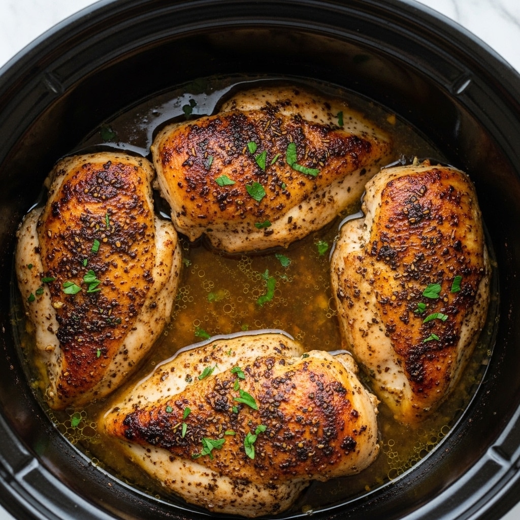 Slow Cooker and Instant Pot Bone-In Chicken Breasts with Seasoned Flavor Recipe