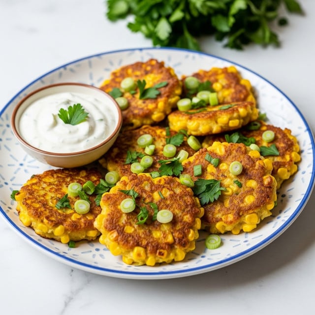 Mediterranean Corn Fritters Recipe