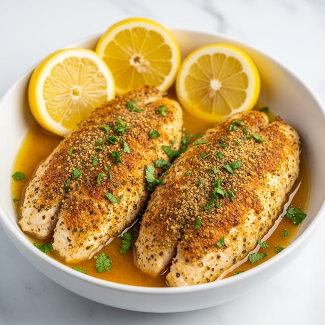 Garlic Butter Oven Baked Tilapia Recipe
