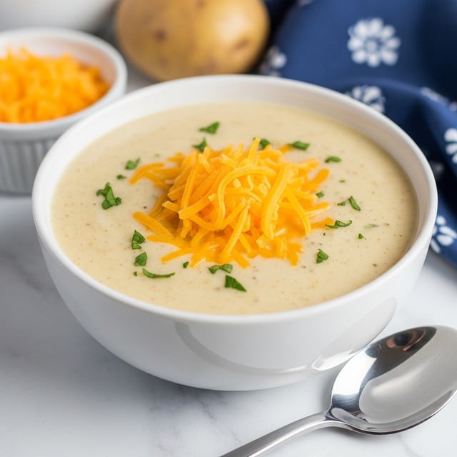 Vegetarian Baked Potato Soup Recipe