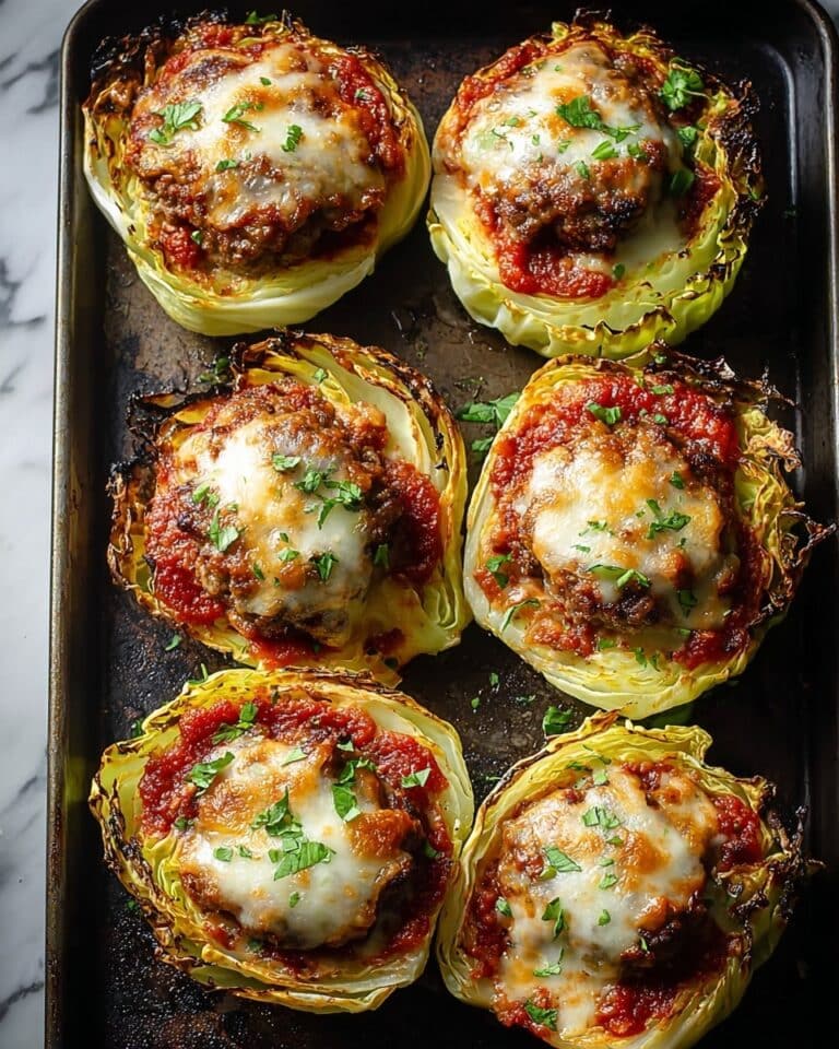 Oven-Baked Cabbage Burgers Recipe