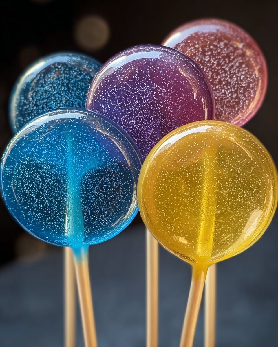 The image shows five round lollipops on sticks, each with a clear, shiny surface filled with tiny bubbles inside. The lollipops are in different colors: yellow, green, blue, orange, and pink, arranged close together in a fan shape. The sticks are light wood-colored and straight, holding the lollipops upright. The background and surface have a soft focus but are changed to a white marbled texture for the prompt. The scene captures the smooth, glossy texture of the candy with light reflecting softly on their surfaces. photo taken with an iphone --ar 4:5 --v 7