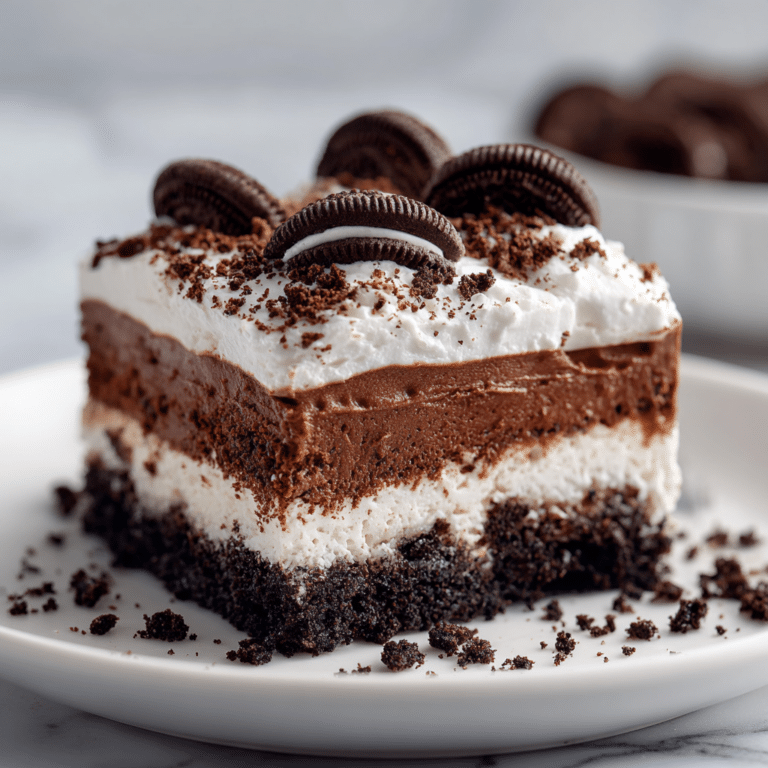 Oreo Lasagna Chocolate Dessert Recipe