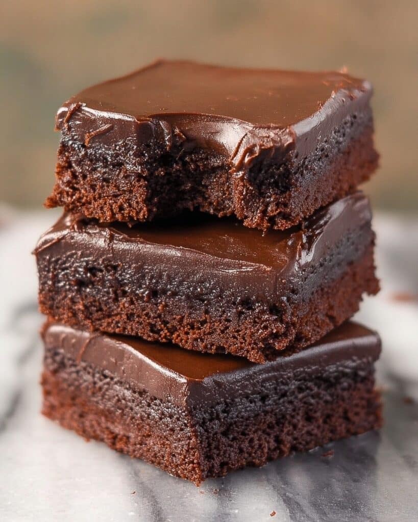 No Bake Brownies (4 Ingredients!) Recipe