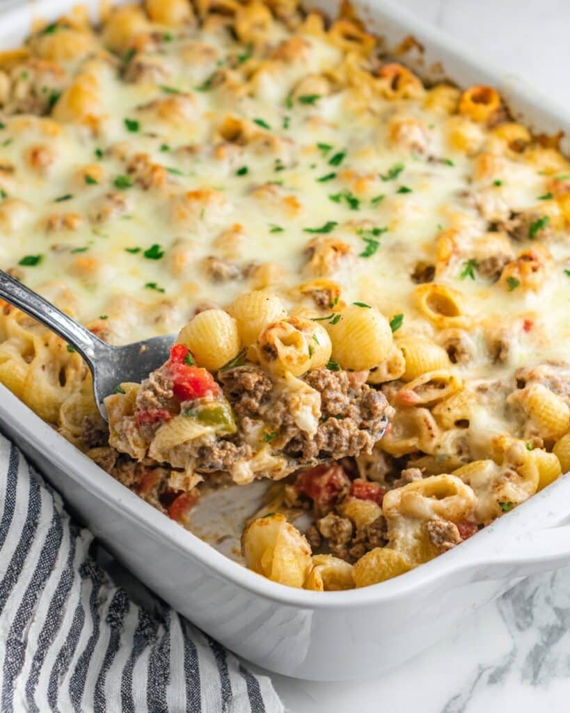 Philly Cheesesteak Casserole Recipe