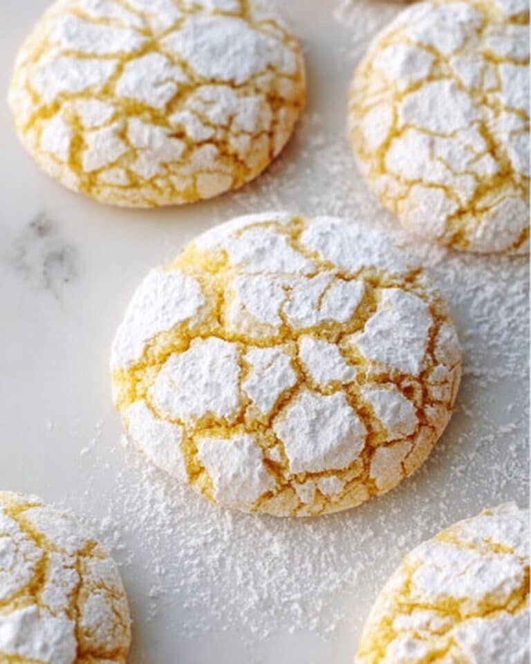 Lemon Crinkle Cookies Recipe