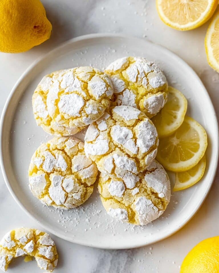 Sourdough Lemon Crinkle Cookies Recipe