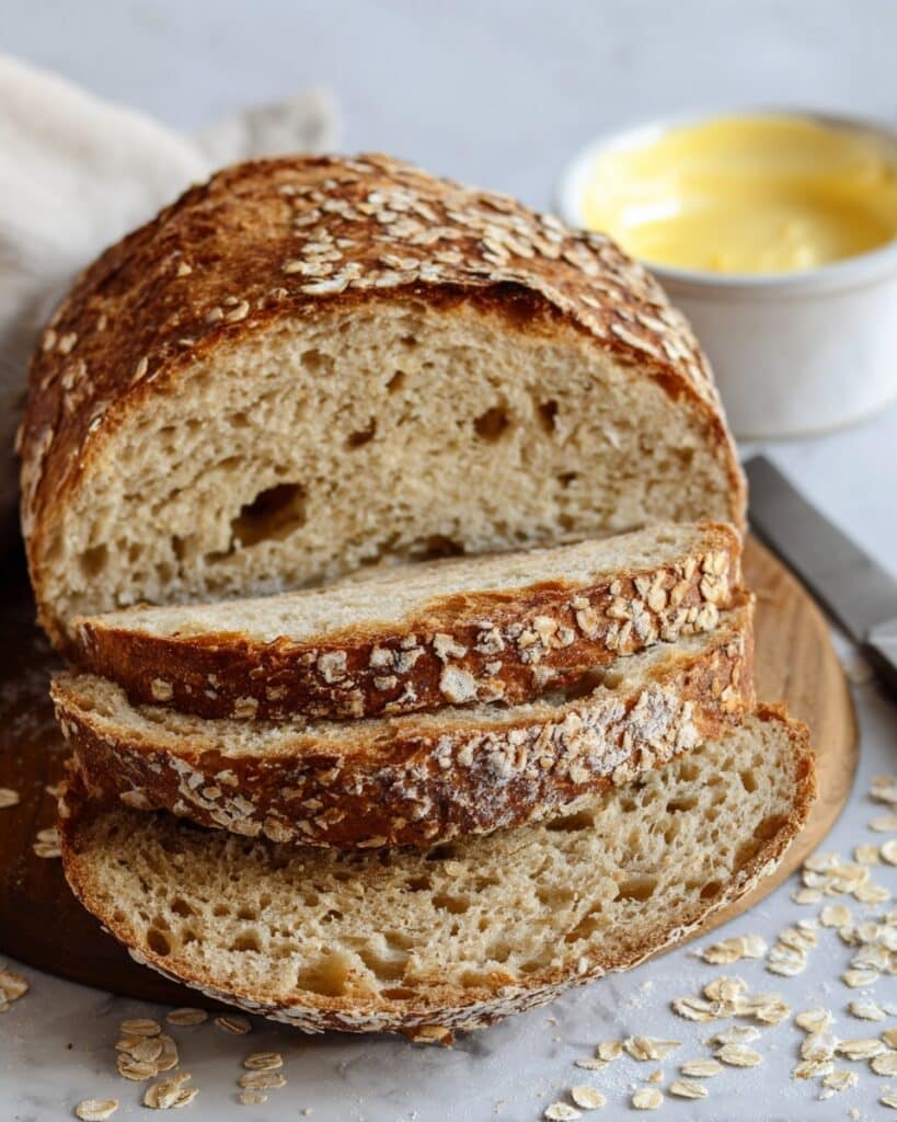 Honey Oat Sourdough Bread Recipe