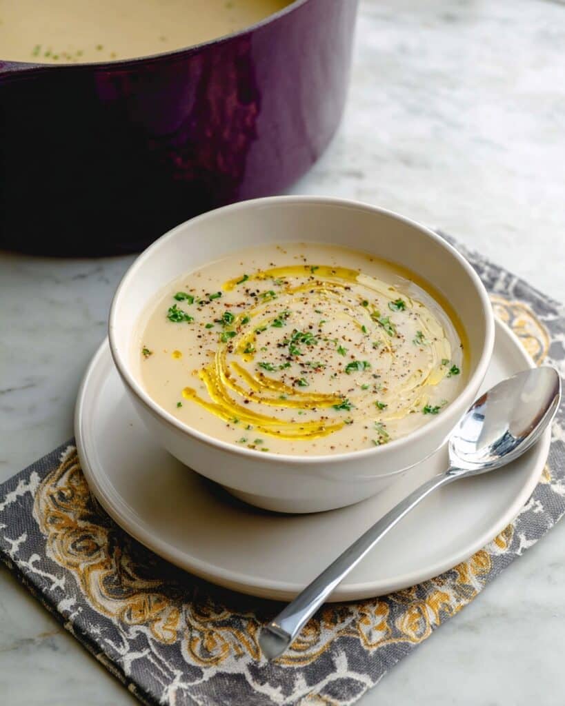 Julia Child’s Creamy Potato Leek Soup Recipe