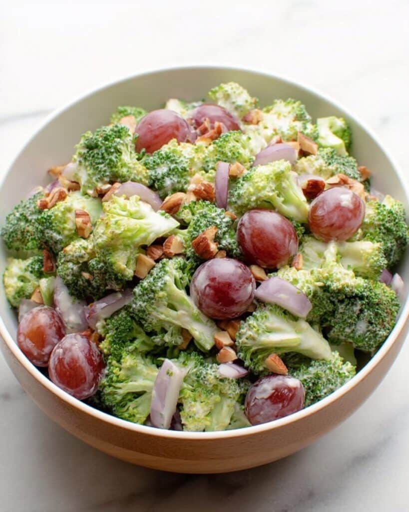 Broccoli Salad with Grapes Recipe