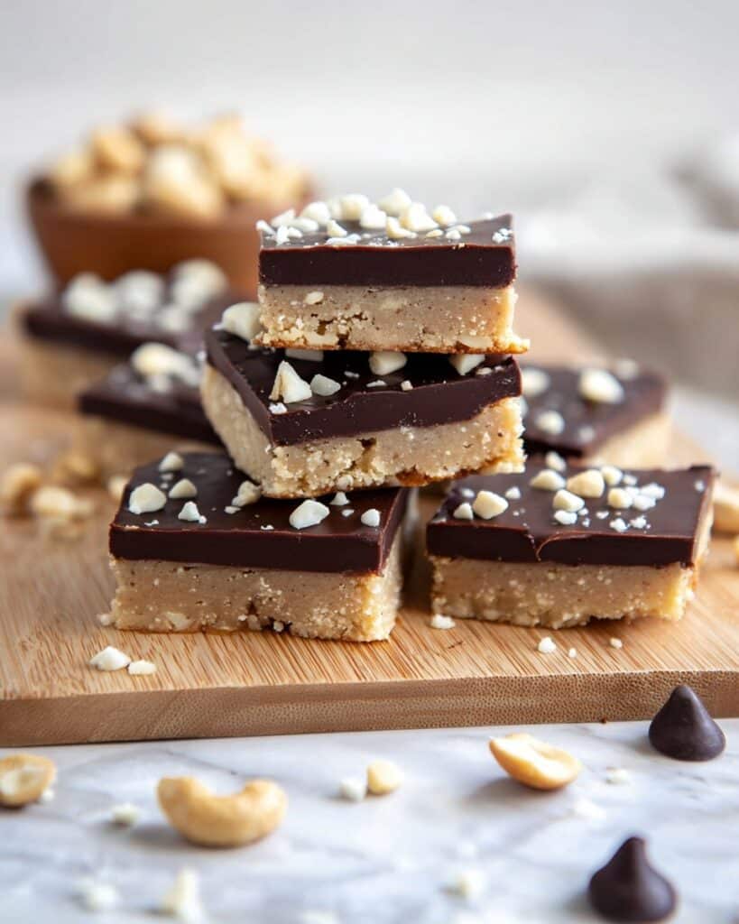 Keto Chocolate Macadamia Bars Recipe