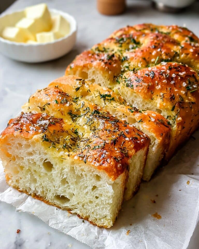 Garlic Parmesan Herb Bread Recipe