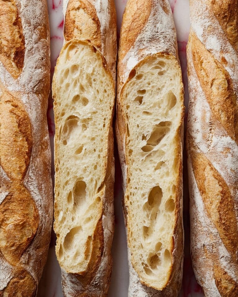The Easiest No Knead Baguette Recipe