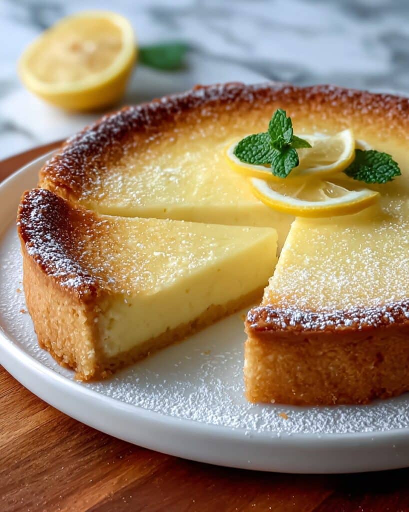 Italian Grandma’s Lemon Custard Cake Recipe