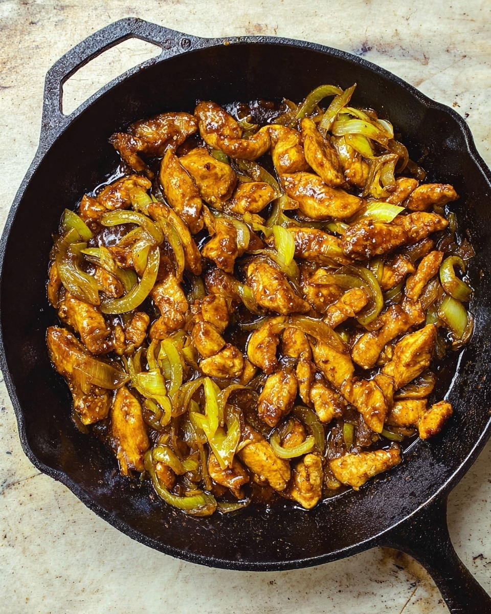 A white bowl is filled with three main layers: the bottom layer is a mix of green leafy vegetables with slices of red tomato and thin rings of purple onion, creating a fresh salad base; the middle layer consists of yellowish mashed food, likely mashed potatoes, with a smooth texture; the top layer is a heap of crispy, golden-brown cooked meat pieces with a slightly charred look, and some caramelized onions and a slice of cooked yellow pepper mixed in, all placed together on a white marbled surface. photo taken with an iphone --ar 4:5 --v 7