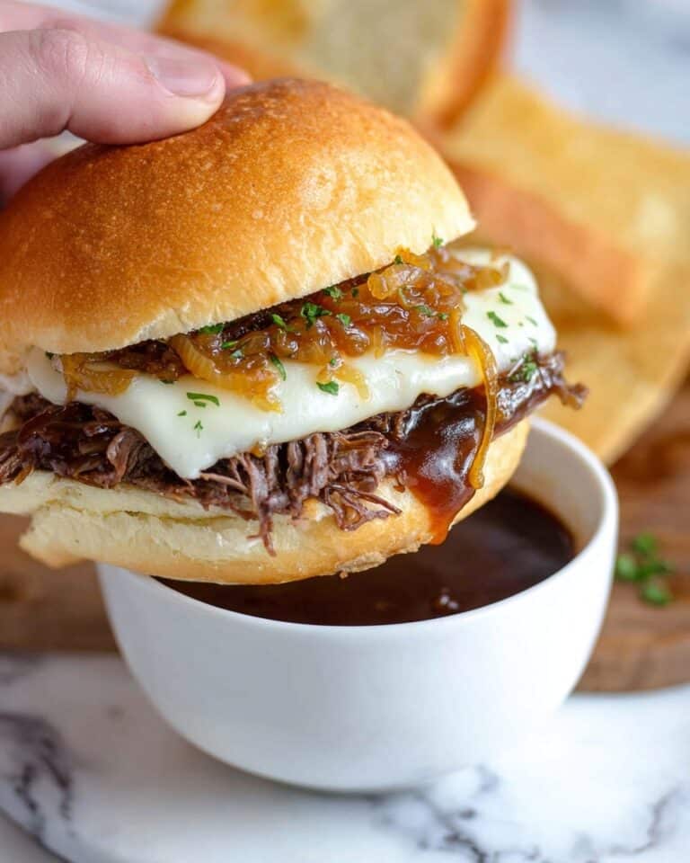 Slow Cooker French Dip Sandwiches Recipe