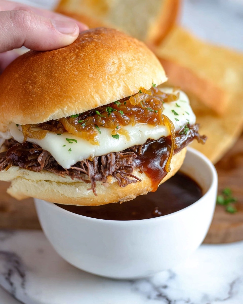 Slow Cooker French Dip Sandwiches Recipe