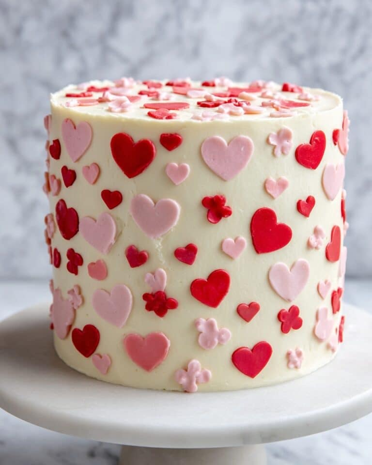 Pink Velvet Layer Cake with Cream Cheese Buttercream Frosting Recipe