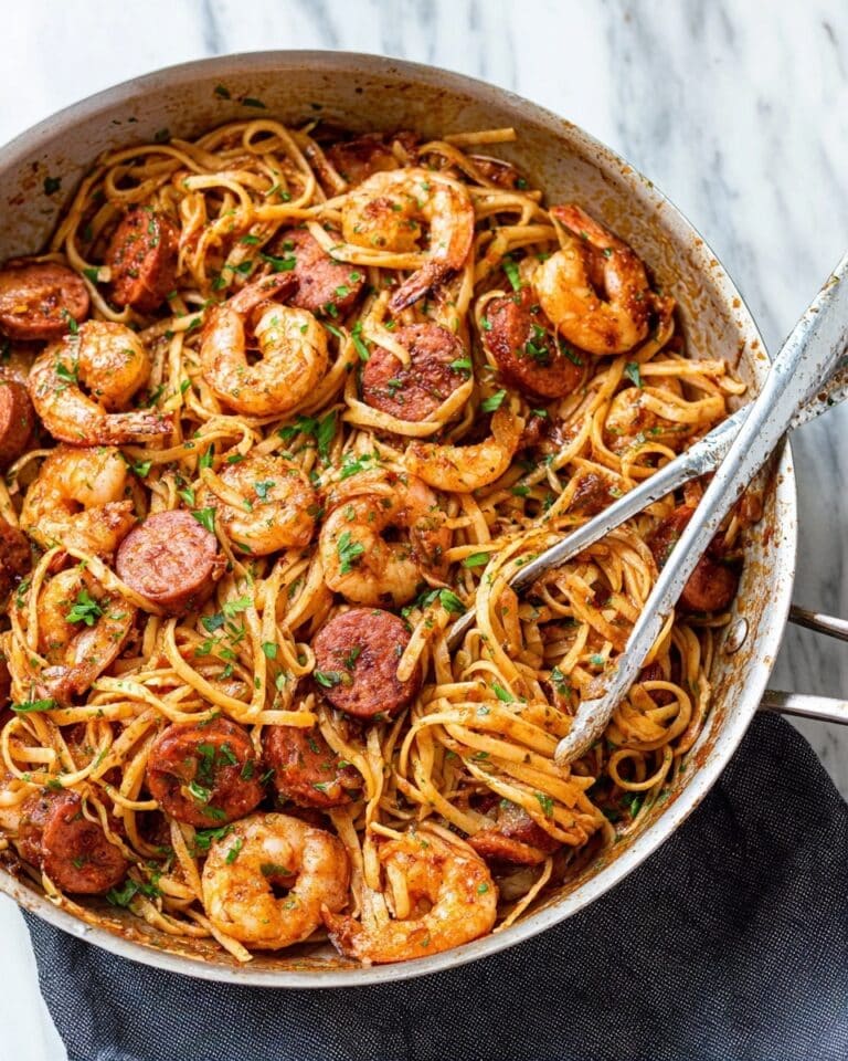 Dairy-Free Creamy Cajun Shrimp Pasta Recipe
