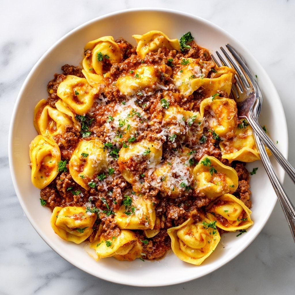 Cheesy Baked Tortellini Casserole Recipe