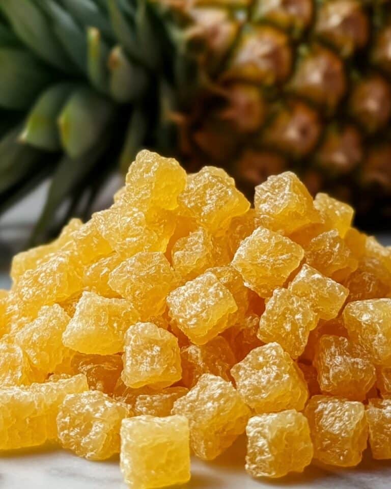 Candied Pineapple Bites Recipe
