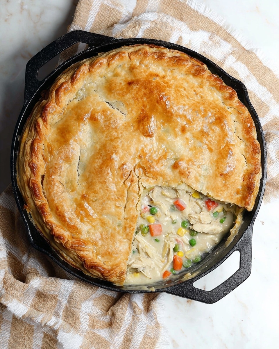 Homestyle Chicken Pot Pie with Flaky Crust Recipe