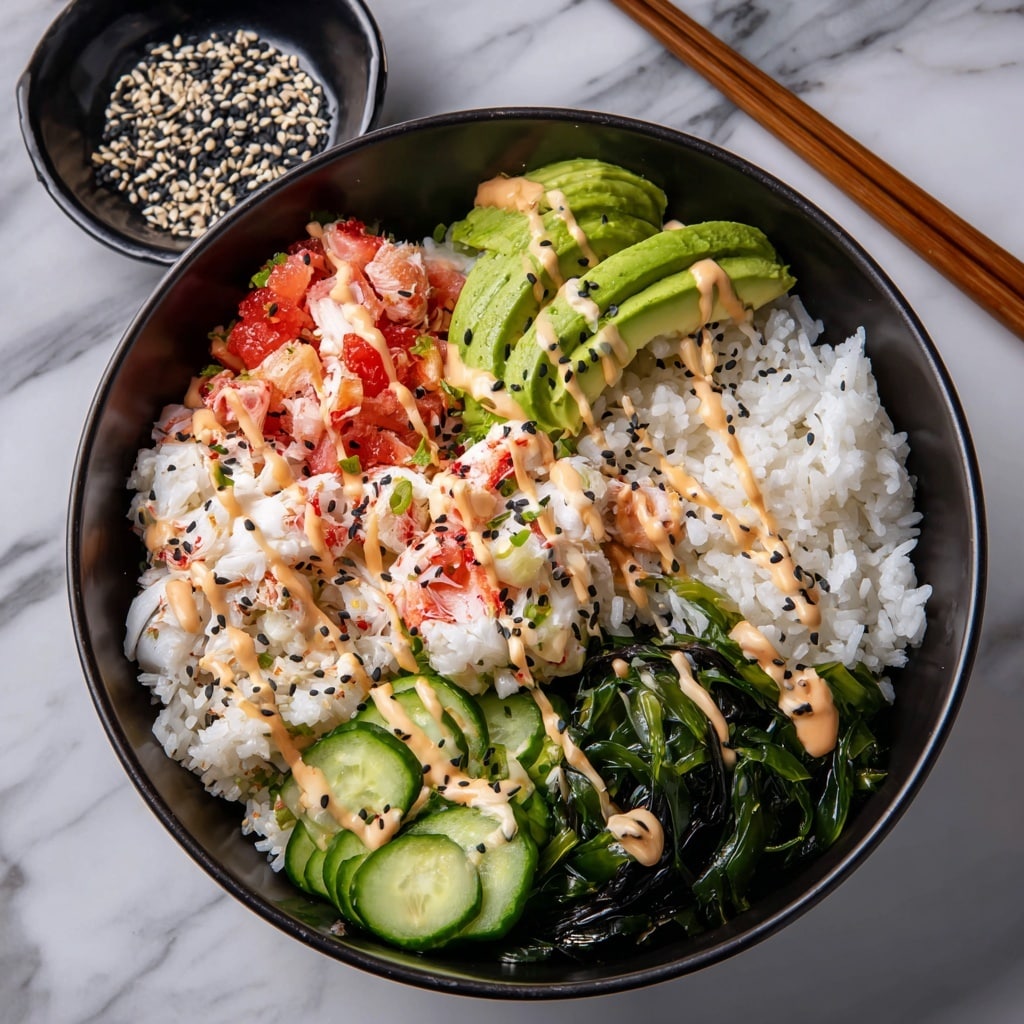 10-Minute California Sushi Bowl (Super Fresh) Recipe