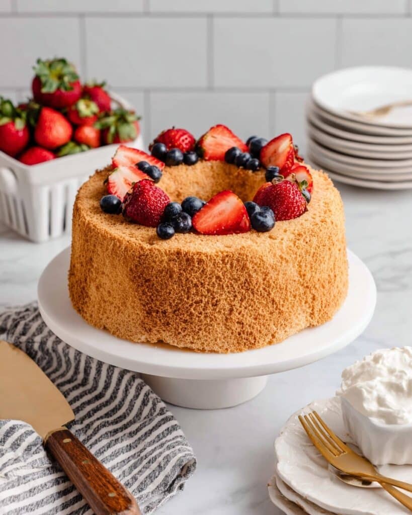 Homemade Angel Food Cake Recipe