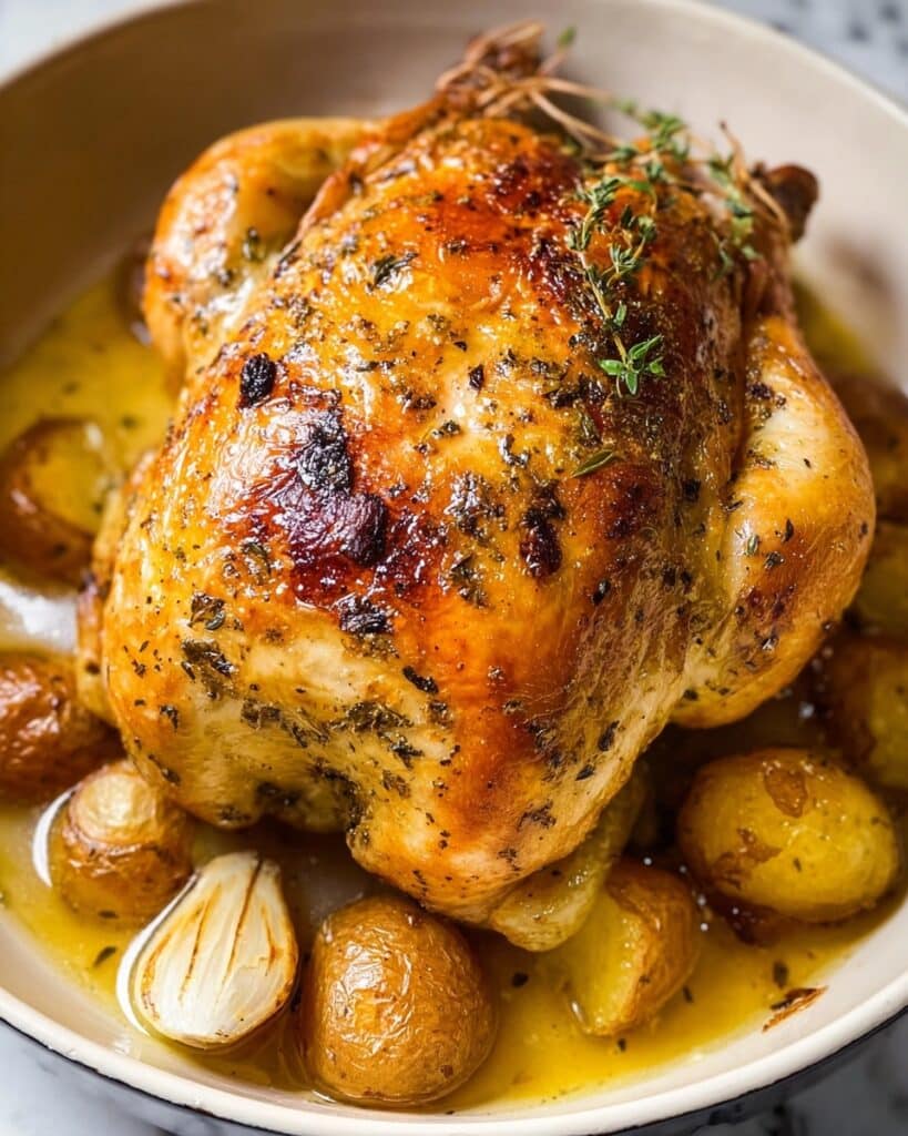 Whole Roasted Chicken with Spicy Herb Seasoning Recipe