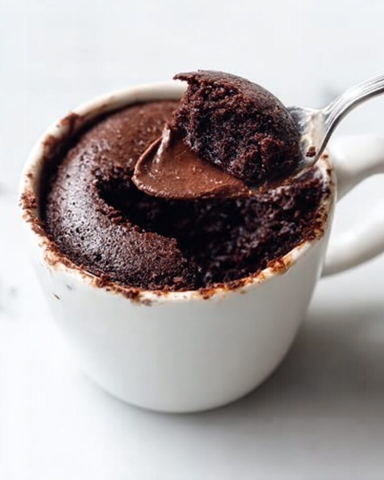 Nutella Chocolate Mug Cake Recipe