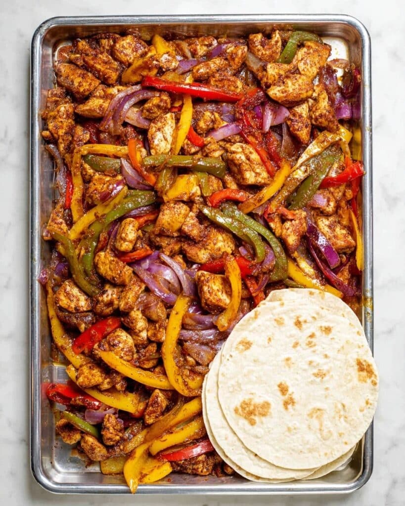 Sheet Pan Chicken Fajitas Recipe