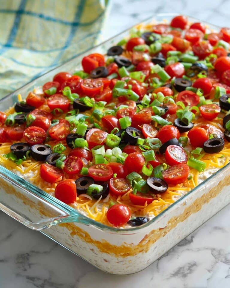 Easy 7 Layer Dip Recipe