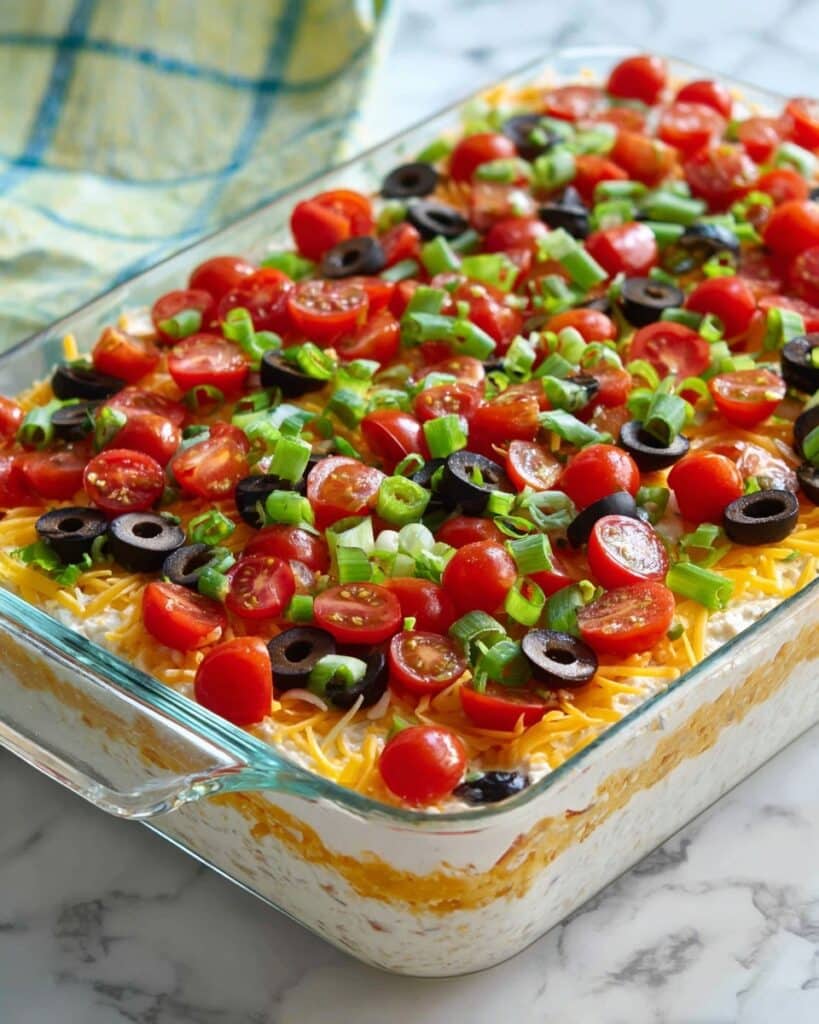 Easy 7 Layer Dip Recipe