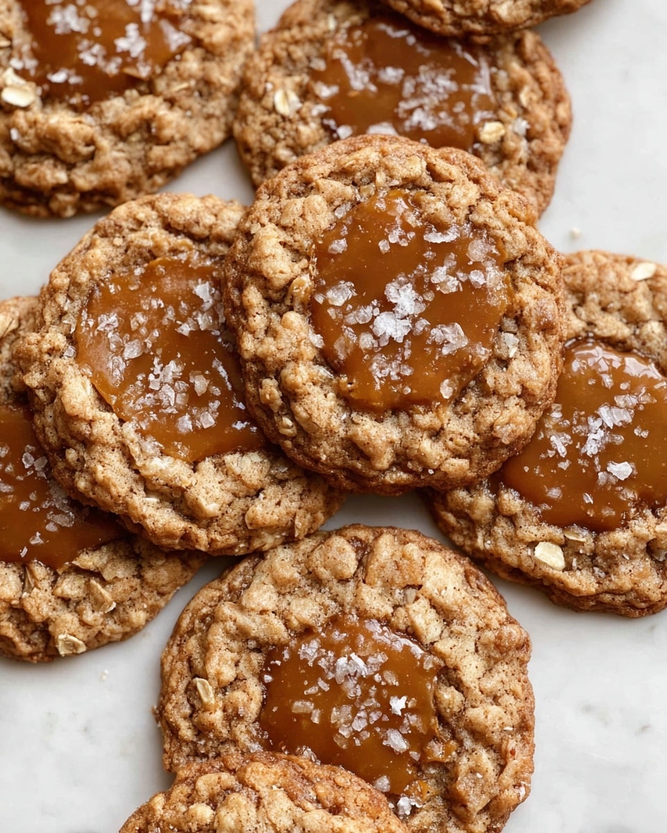Caramel Toffee Oatmeal Cookies Recipe