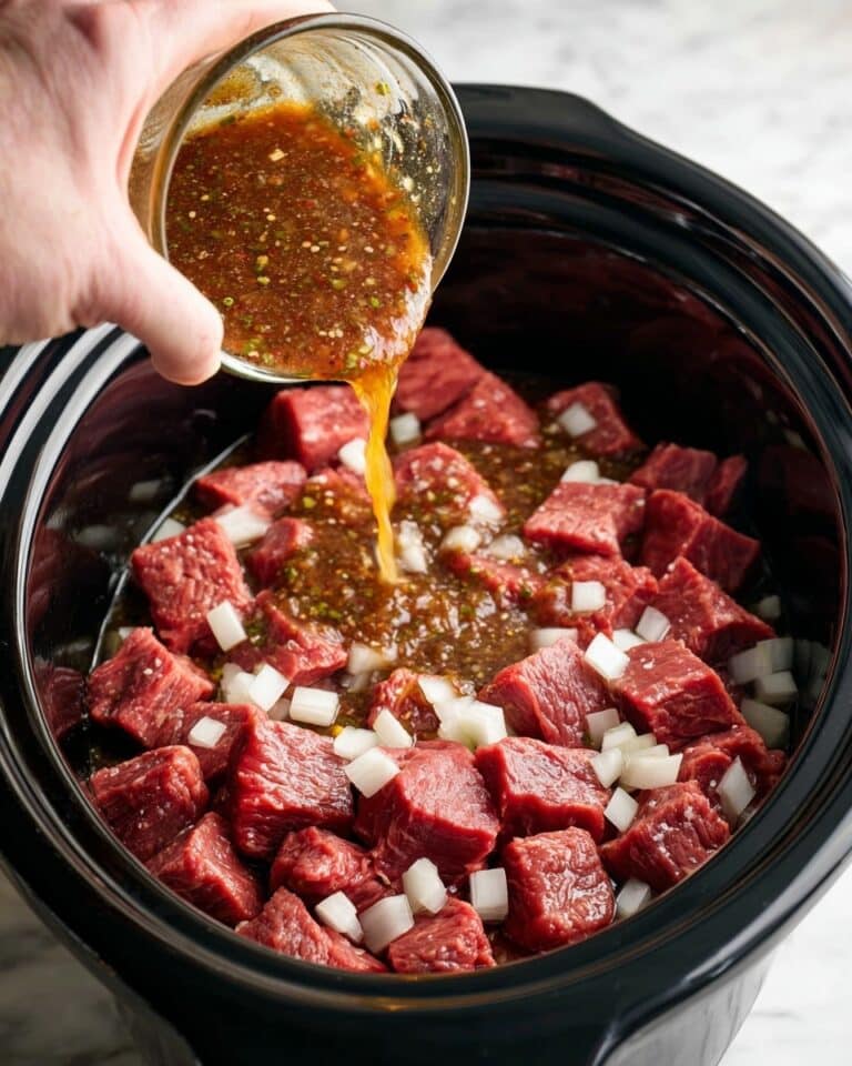 Slow Cooker Beef Bourguignon with One-Pour Wine Mixture Recipe